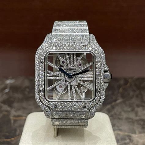 cartier skeleton.|cartier skeleton iced out price.